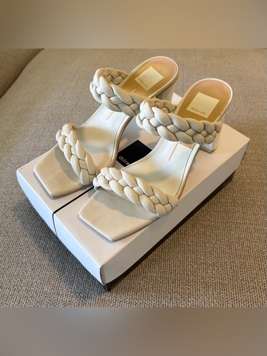 Dolce Vita Shoes - Dolce Vita Ivory Paily Block Heels